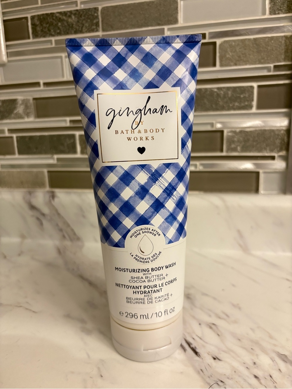 Gingham by Bath & Body Works Moisturizing Body Wash Shea Butter Cocoa butter